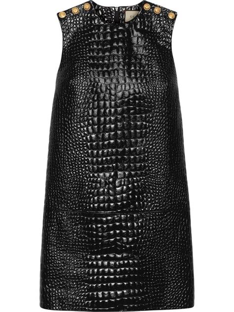 gucci alligator print dress|Gucci jumpsuits for women.